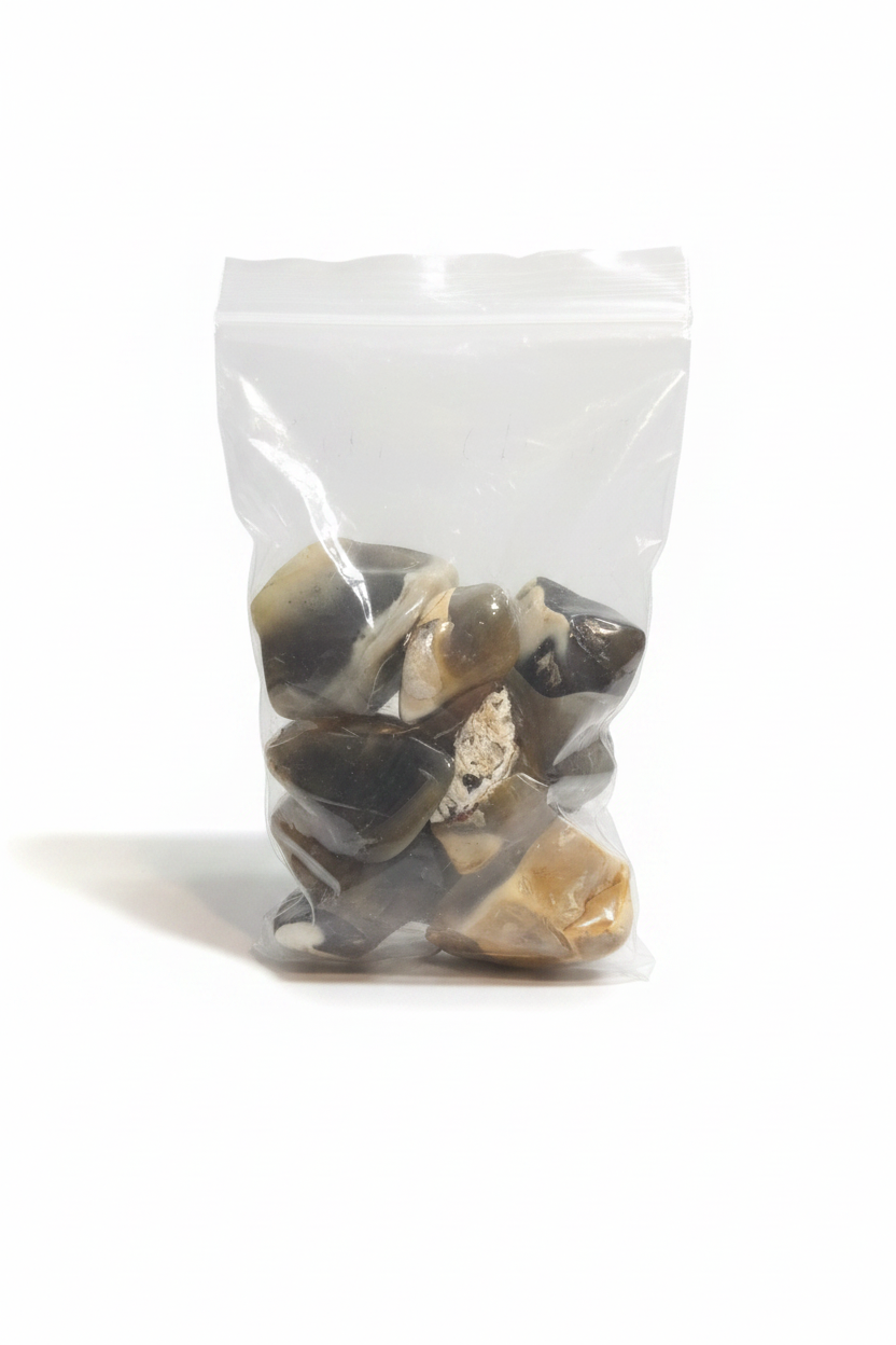 Exact Stones in Bag - White Background Swap