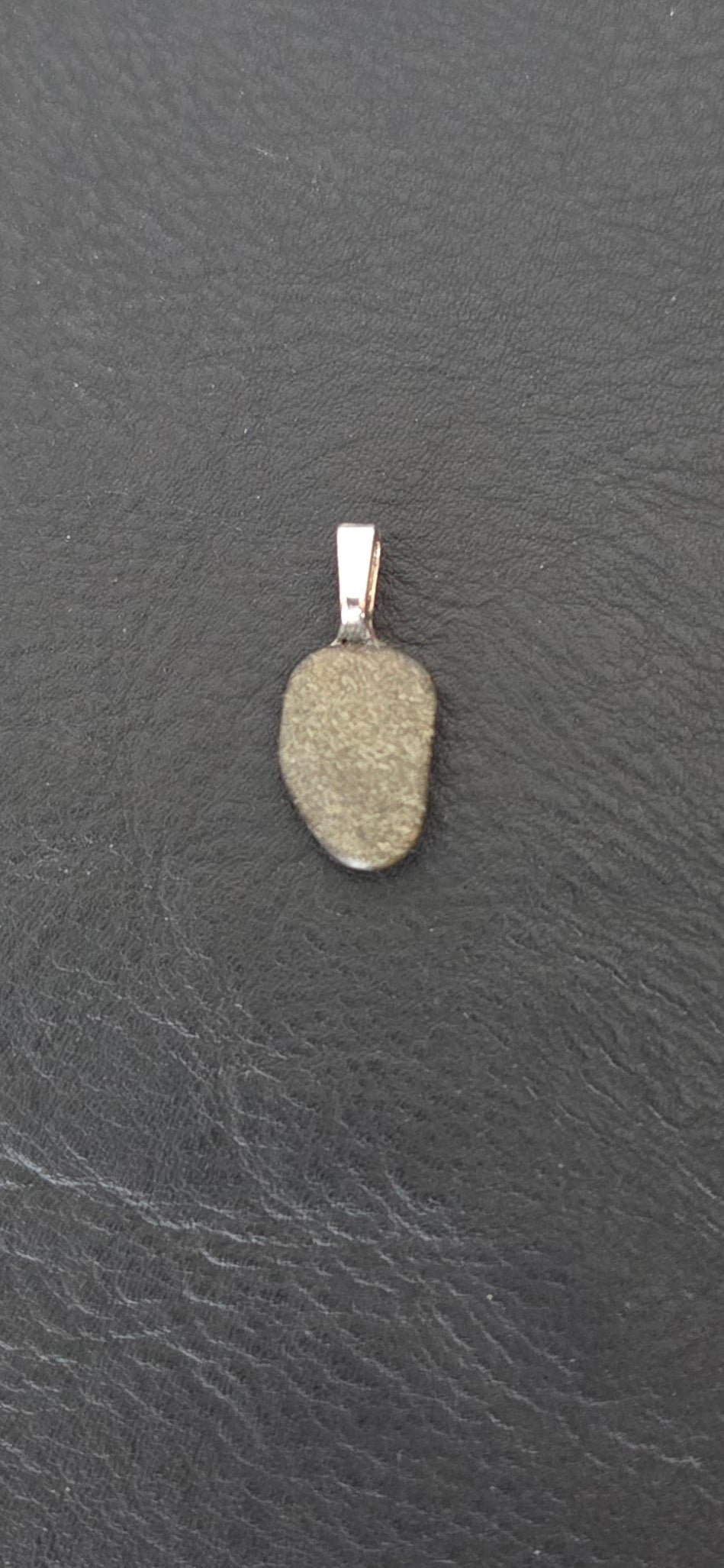 Silver Sheen Obsidian Pendant