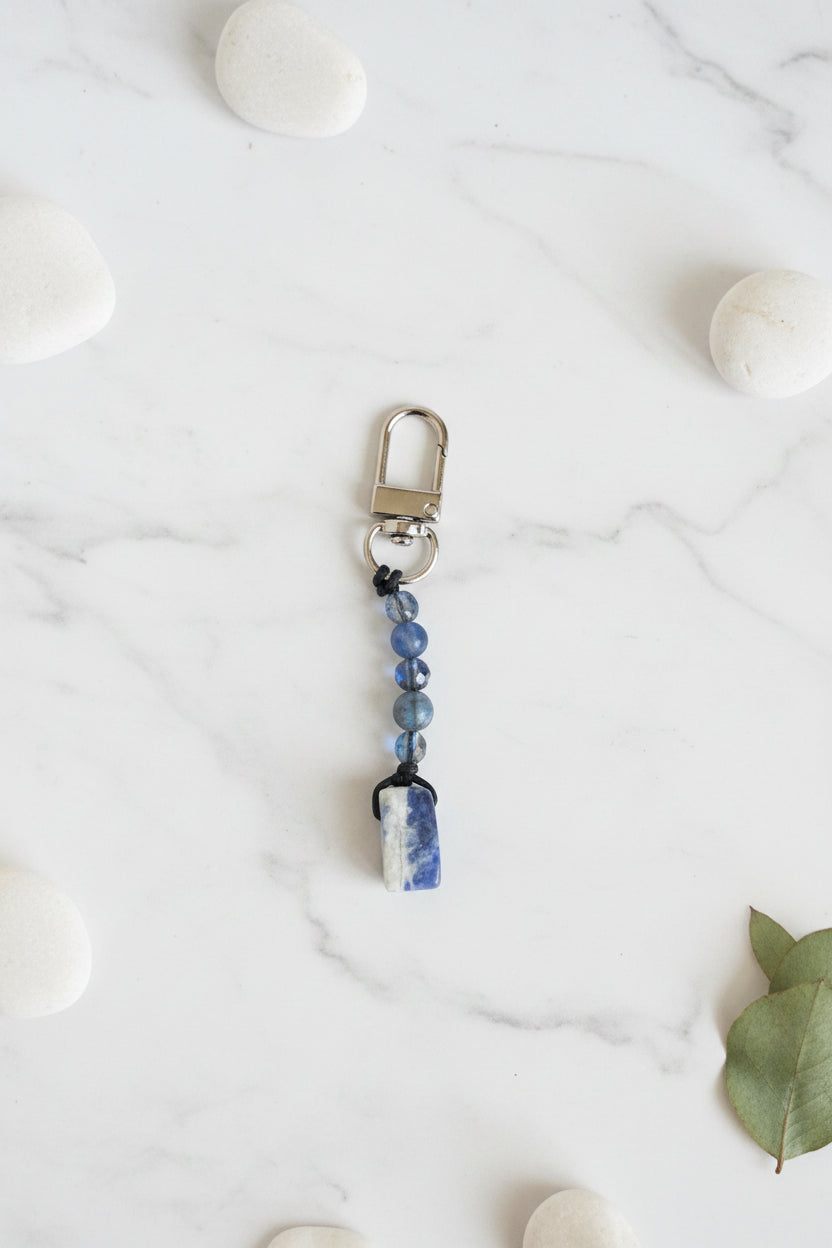 Sodalite Clip Charm