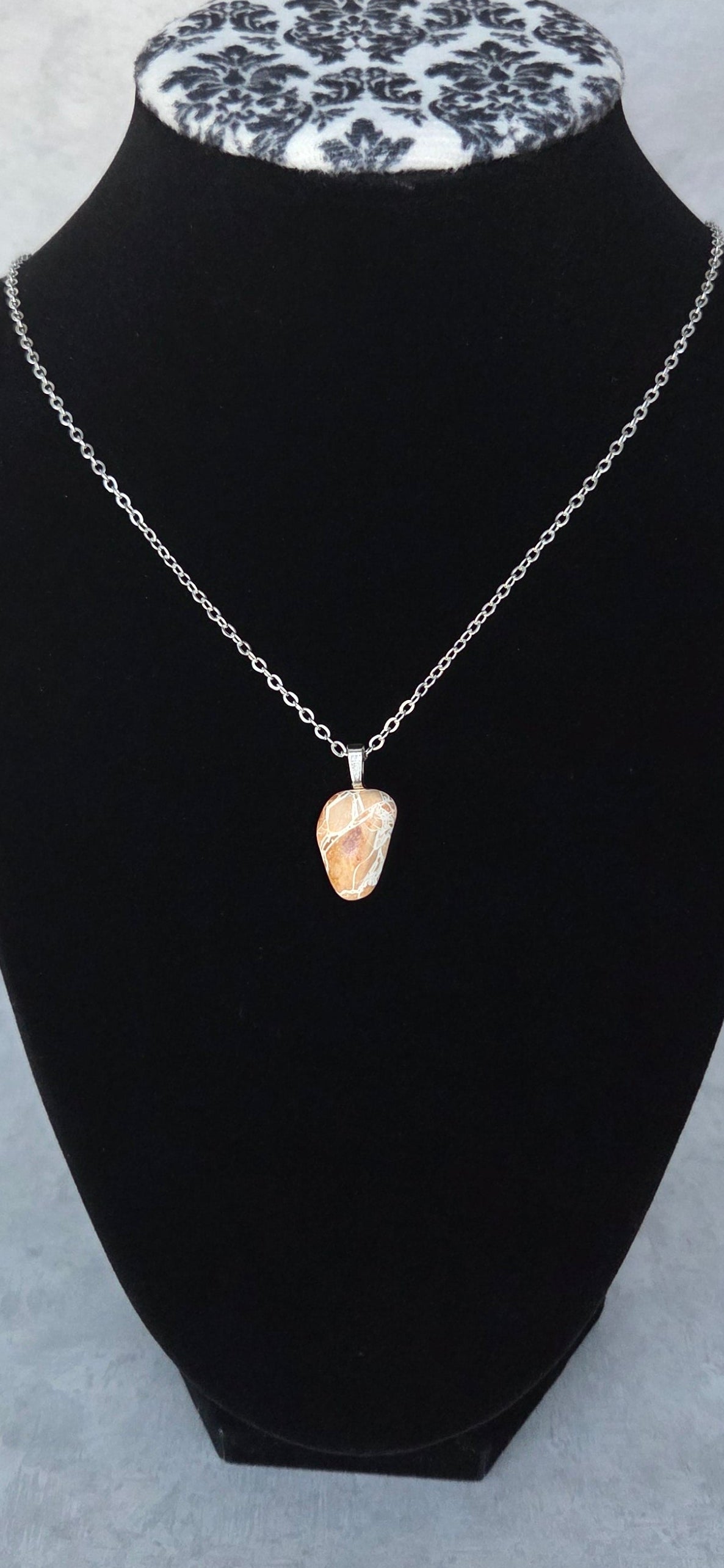 Brecciated Jasper Pendant Necklace