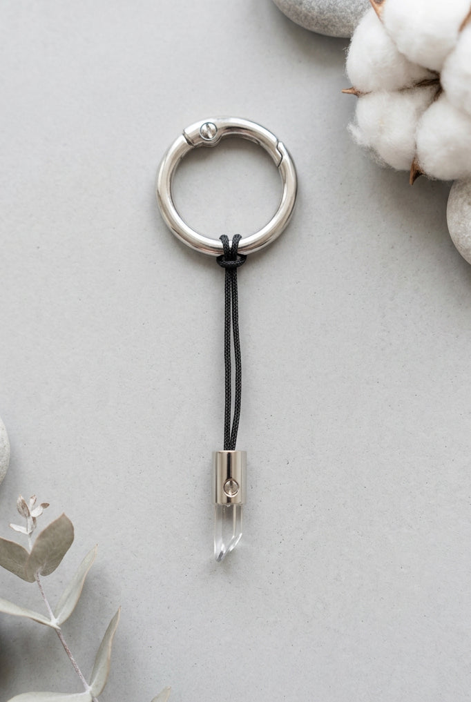 Arkansas Quartz Crystal Point Bag Accessory