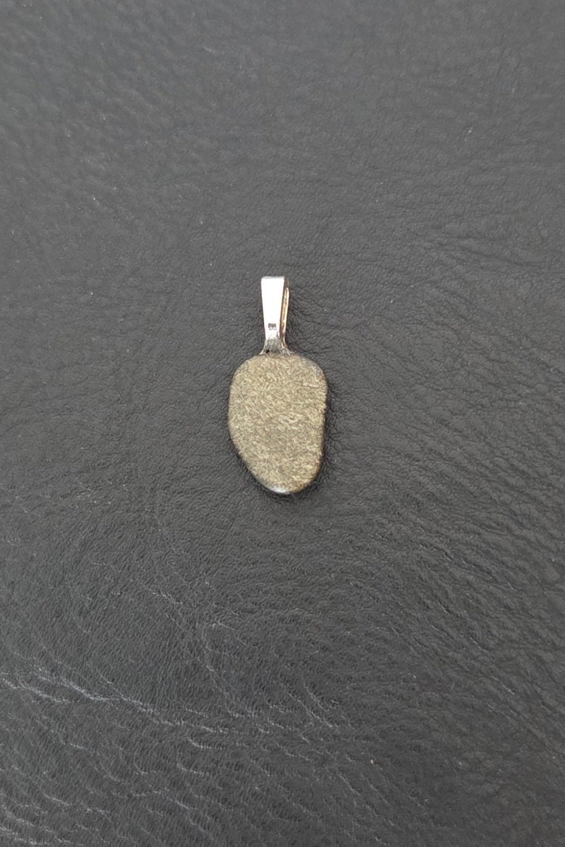 Silver Sheen Obsidian Pendant