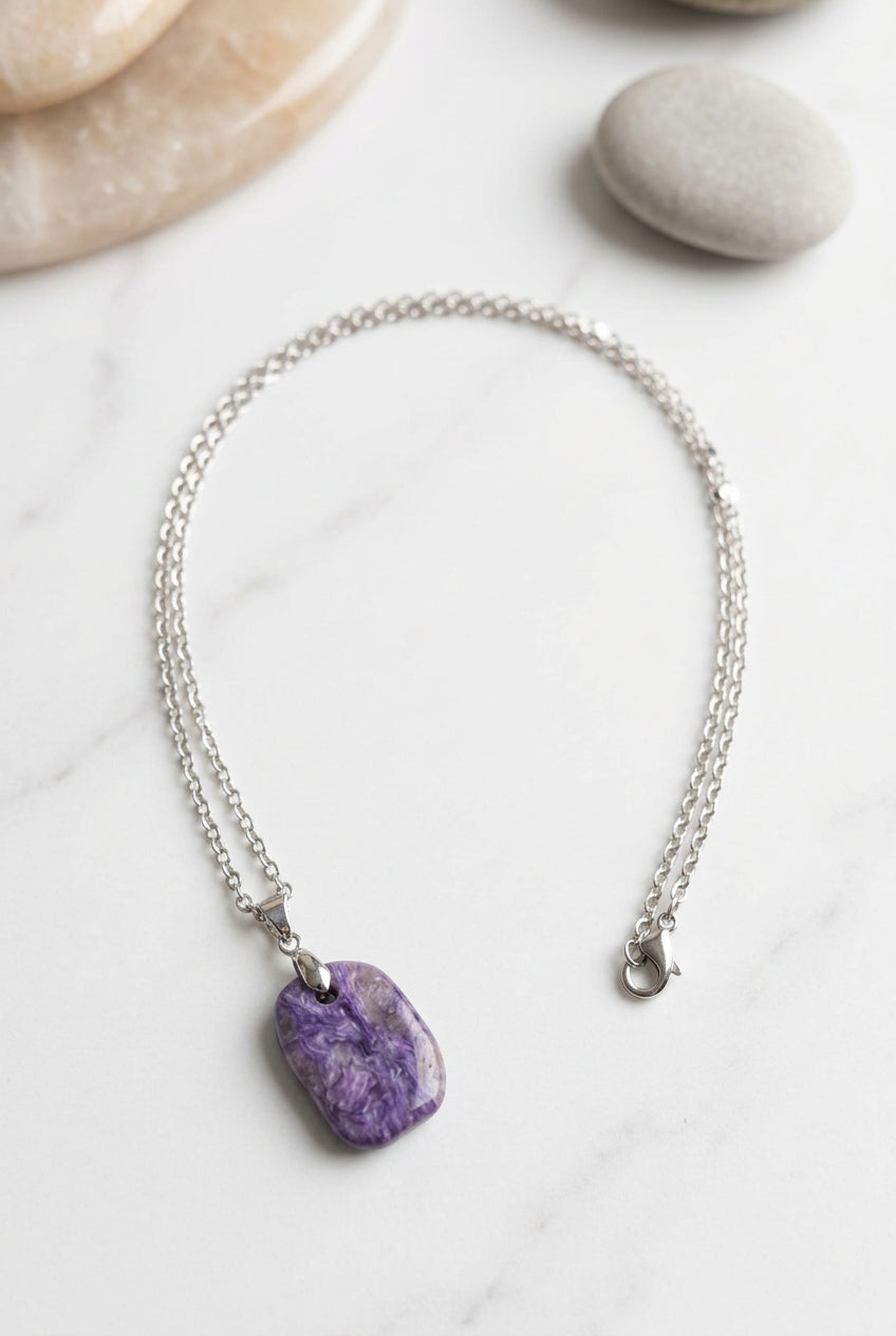 Charoite Pendant Necklace