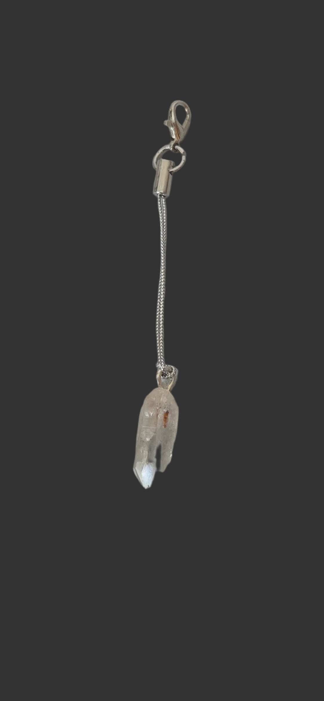 Arkansas Quartz Crystal Point Bag Accessory