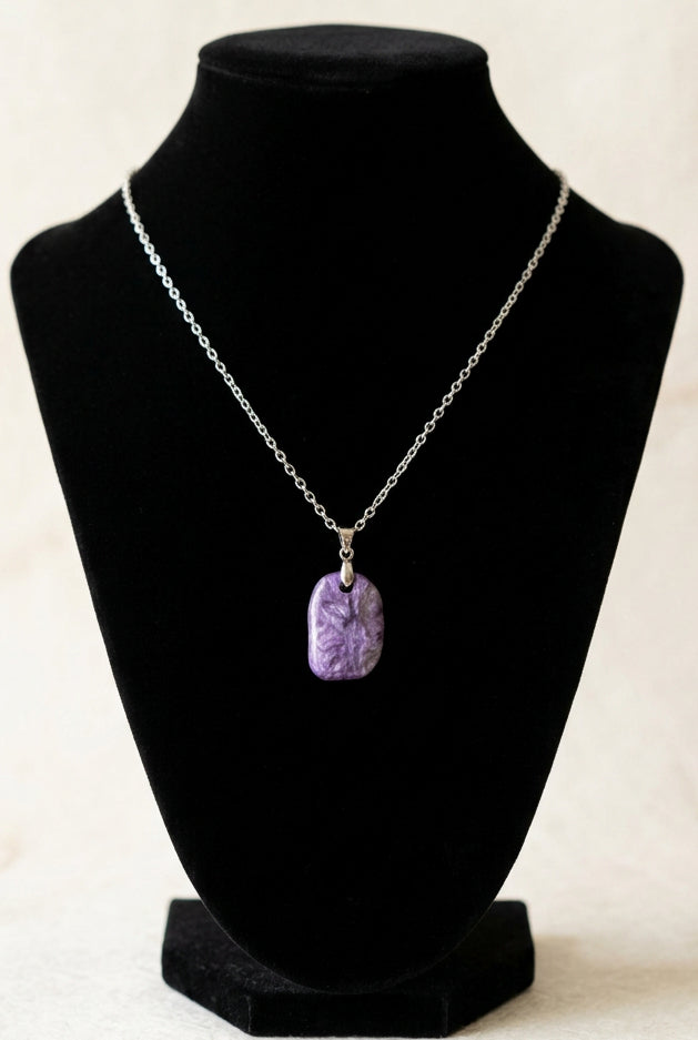 Charoite Pendant Necklace