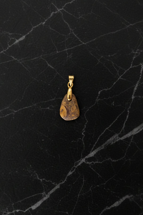 Calligraphy Stone Pendant